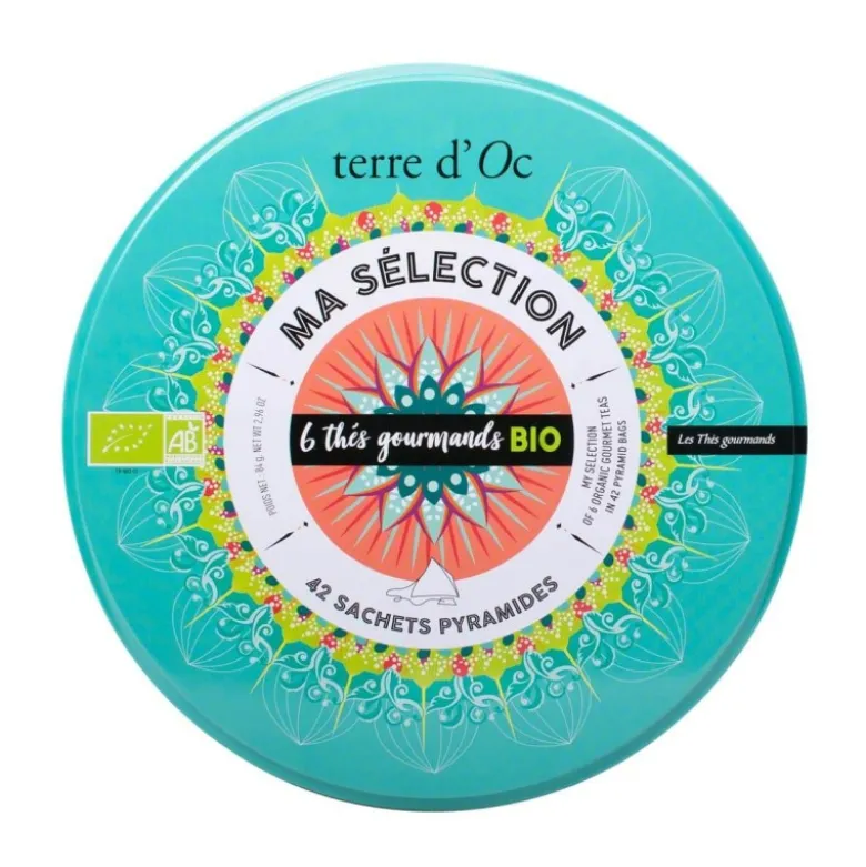 Coffret 42 sachets de thés gourmands bio