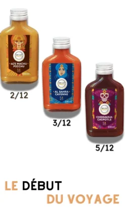 Coffret sauces piquantes début du voyage