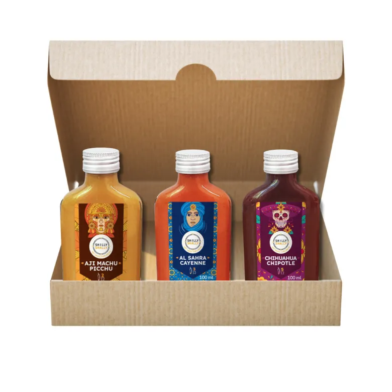 Coffret sauces piquantes début du voyage