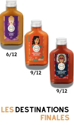 Coffret sauces piquantes destinations finales
