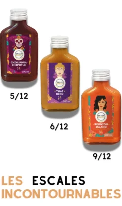 Coffret sauces piquantes les escales incontournables