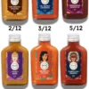 Coffret 6 sauces piquantes le tour du monde