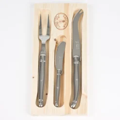 Coffret service fromage laguiole inox