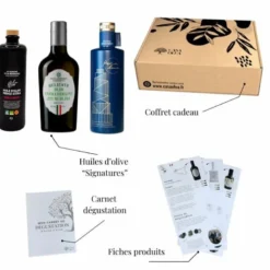 Coffret “signature” – 3 huiles d’olive emblématiques