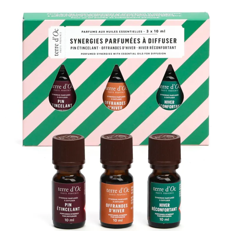 Coffret 3 synergies parfumées d'hiver