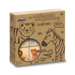 Coffret tampons - animaux de la savane