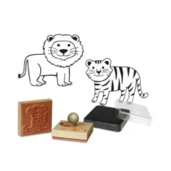 Coffret tampons - animaux de la savane