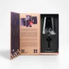 Coffret verre à vin topographic tre cime di lavaredo