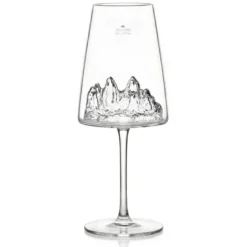 Coffret verre à vin topographic tre cime di lavaredo