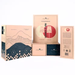 Coffret verre à vin topographic tre cime di lavaredo
