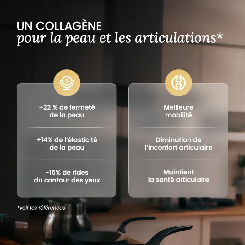 Collagène marin types 1, 2 & 3 - poudre goût vanille - 1 mois