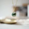 Collier agate mousse justine