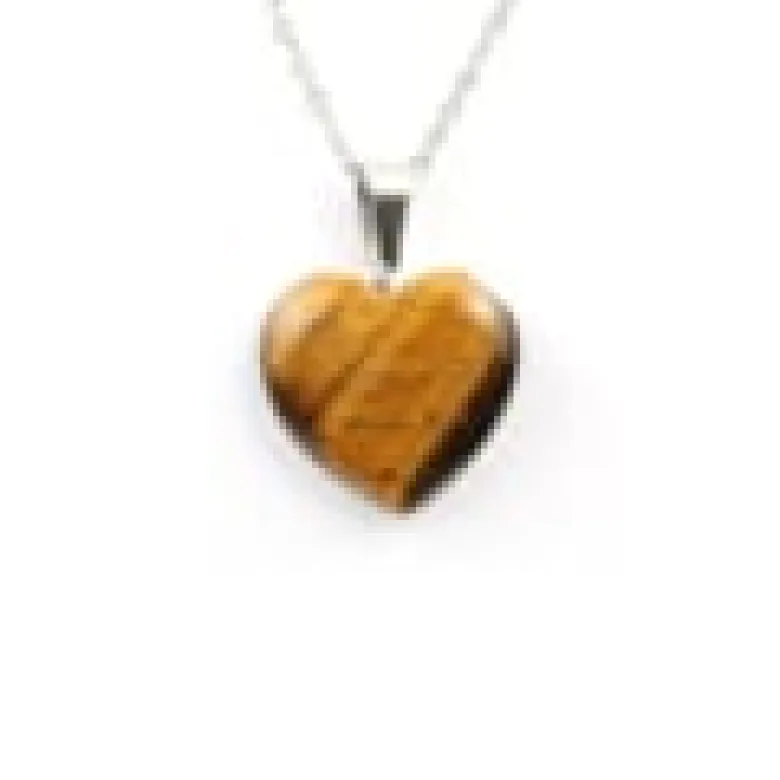 Collier amour en oeil de tigre