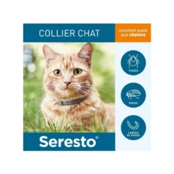 Collier antiparasitaire chat - seresto