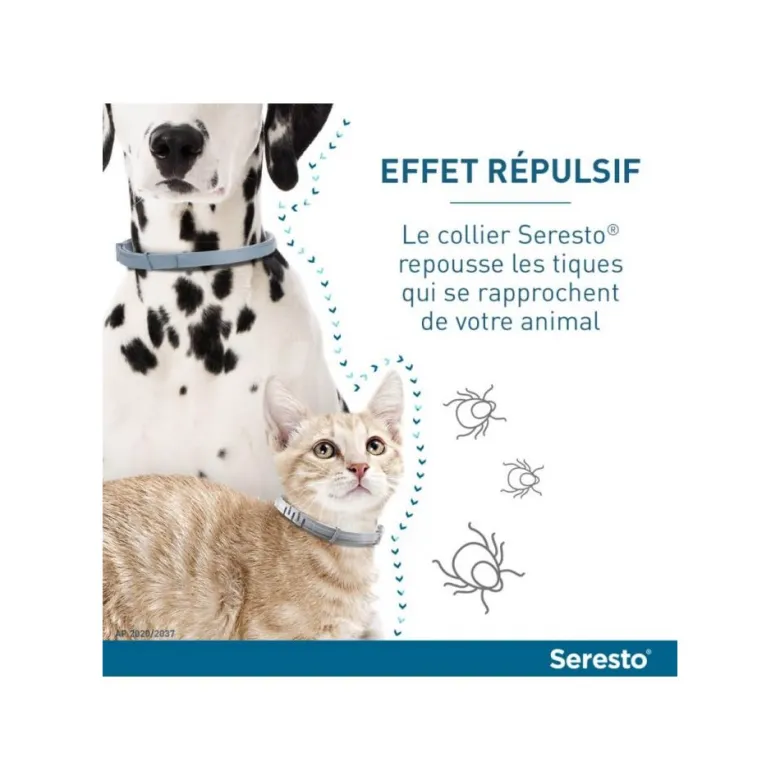 Collier antiparasitaire chat - seresto
