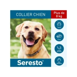Collier antiparasitaire grand chien - seresto