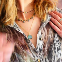 Collier bhairavi tourmaline