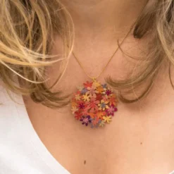 Collier Bouquet de fleurs