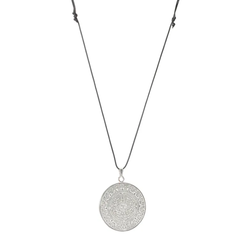 Collier calendrier aztèque