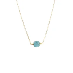 Collier court amazonite - berlingot