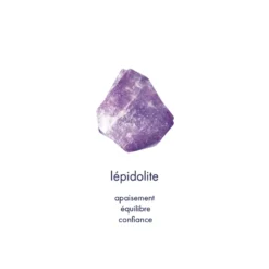 Collier court lépidolite - éos