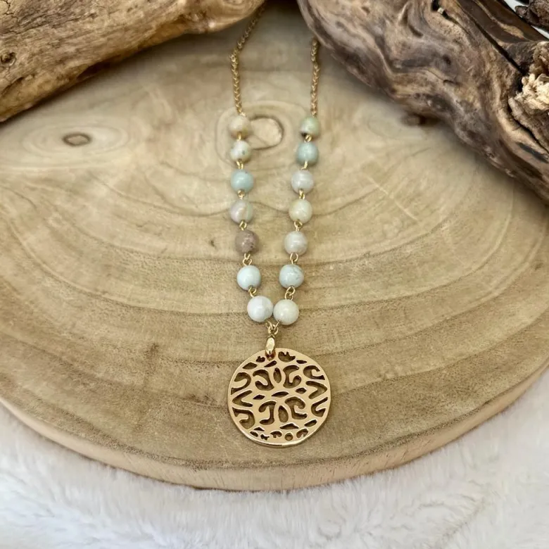 Collier de protection en amazonite