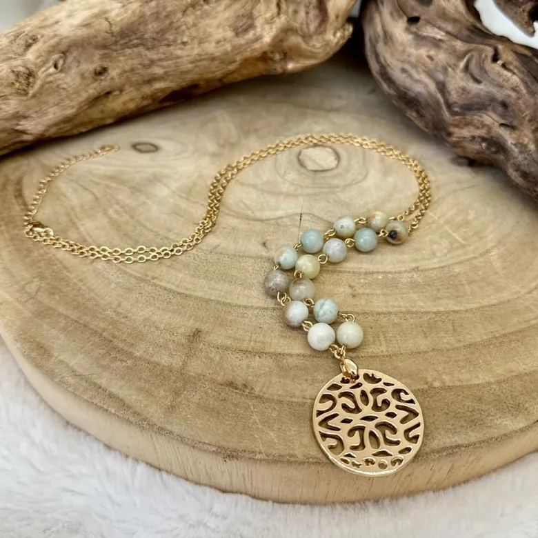 Collier de protection en amazonite