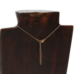 Collier du zodiaque acier doré et strass en verre collection Aura Capricorne