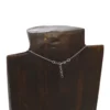 Collier goutte d'ambre argent