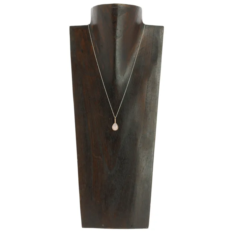 Collier Juin quartz rose