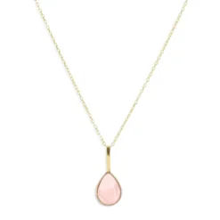 Collier Juin quartz rose