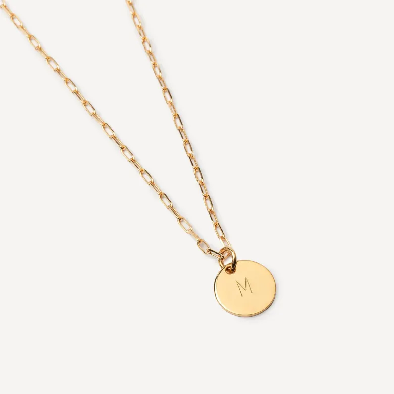Collier long médaille