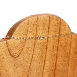 Collier long Orabella pendentif laiton doré fabrication artisanale