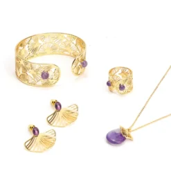 Collier Mina améthyste