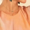 Collier mini rêve pierres fines vertes