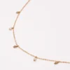 Collier pampilles - salicina - or