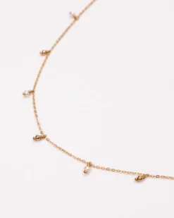 Collier pampilles - salicina - or