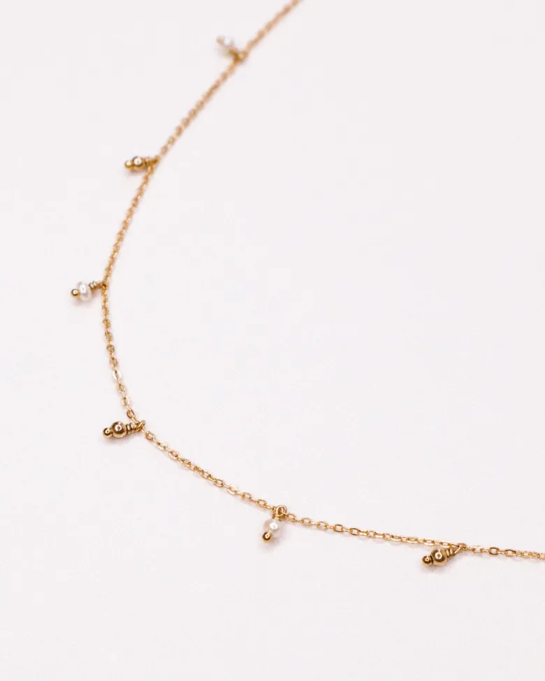 Collier pampilles - salicina - or