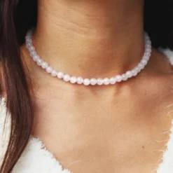 Collier pierre de lune helena or