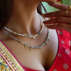 Collier pierre de lune kanti