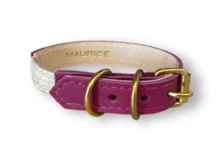 Collier pour chat acinonyx jubatus by maurice en cuir- taille 1 - rose