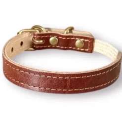 Collier pour chat acinonyx jubatus by maurice en cuir - taille 2 - marron