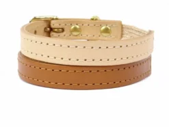 Collier pour chat panthera tigris by maurice en cuir - taille 1 - crème