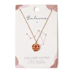 Collier signe astrologique balance