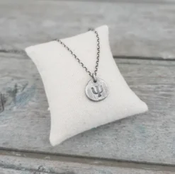 Collier symbole psi ? en argent massif