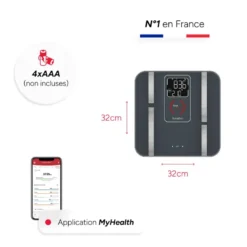 Color coach fit - pèse personne connecté ou autonome - suivi poids en couleur