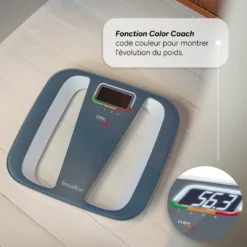 Color coach quattro - pèse personne iconique avec coaching couleur