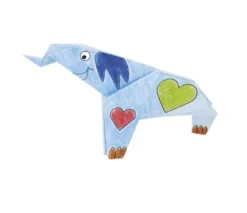 Coloring origami - eléphant