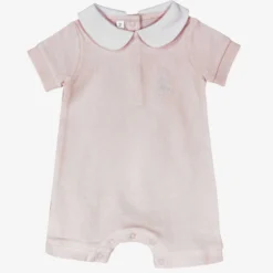 Combishort bébé rose 1