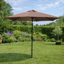 Come parasol marron rond 25 x 25 m